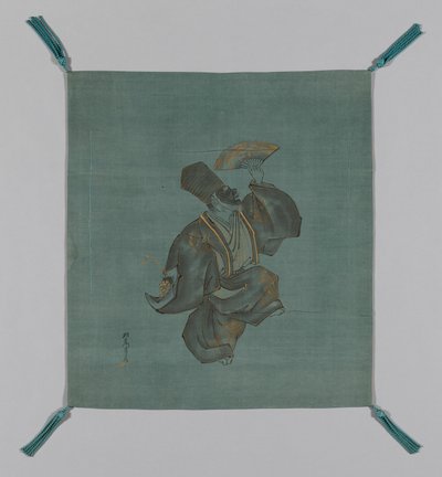 Cubierta de regalo Fukusa, Japón, finales del período Edo 1789-1868, principios del siglo XIX de Saeki Ganryô
