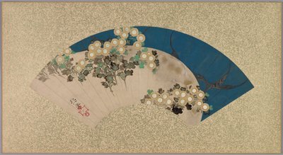 Crisantemos junto al agua de Sakai Hoitsu