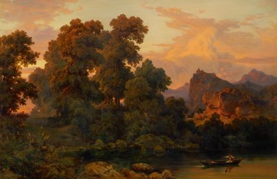 Paisaje italiano de Salomon Corrodi