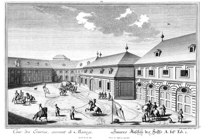 Vista del Marstallhof de Salomon Kleiner