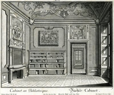 gabinete de libros de Salomon Kleiner