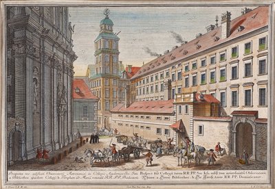 La Iglesia Dominicana con observatorio en Postgasse de Salomon Kleiner