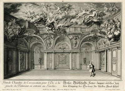 Amplio salón en el ala oeste de Salomon Kleiner