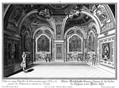 Pequeño salón en el ala oeste de Salomon Kleiner