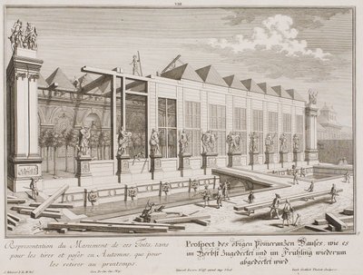 Folleto de la casa de la naranja amarga mientras se abastece para el invierno. de Salomon Kleiner