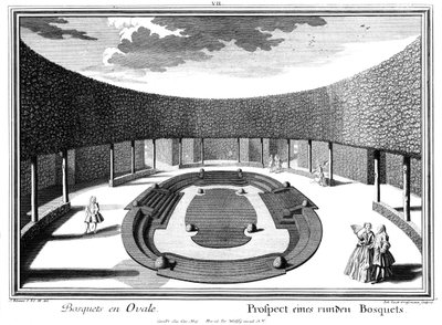 Folleto de un bosquet redondo de Salomon Kleiner