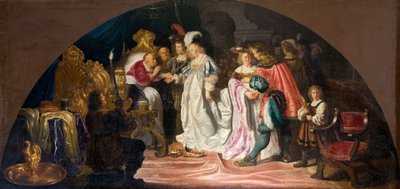 Pintura del techo del Castillo de Kronborg, Dinamarca, c.1642 de Salomon Koninck