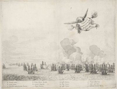 Tercera batalla con la flota portuguesa en Paraiba, 1640 de Salomon Savery