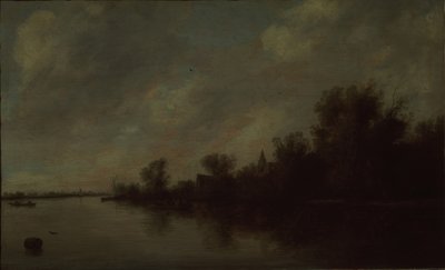 Vista del río de Salomon van Ruisdael or Ruysdael