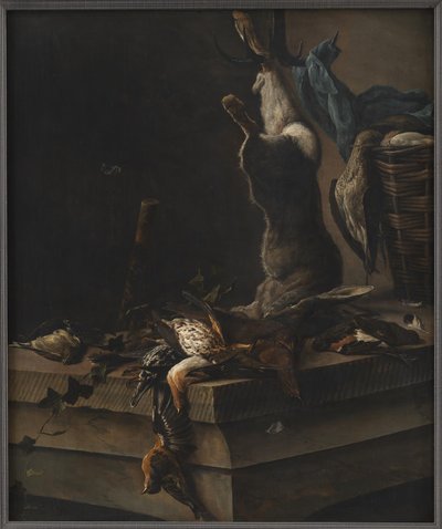 Naturaleza muerta de caza muerta de Salomon van Ruysdael