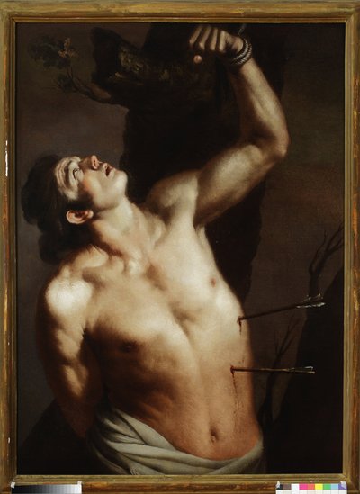 San Sebastián (óleo sobre lienzo) de Salvator (attr. to) Rosa
