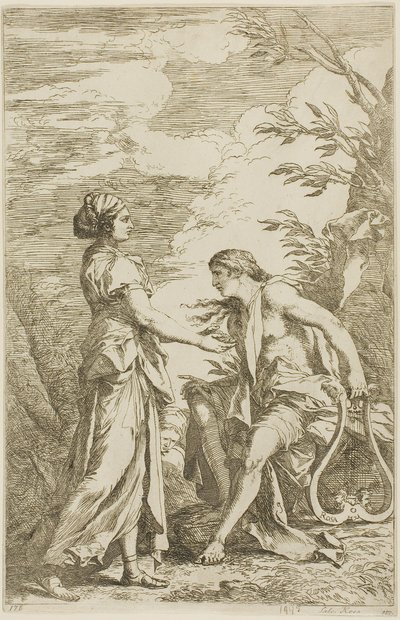 Apolo y la Sibila de Cumean de Salvator Rosa