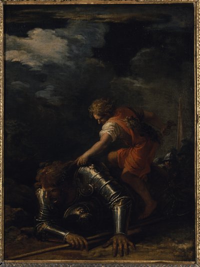 David y Goliat de Salvator Rosa