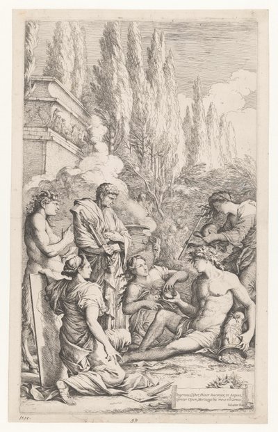 De genius van Salvator Rosa de Salvator Rosa