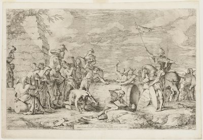 Muerte de Atilio Régulo de Salvator Rosa