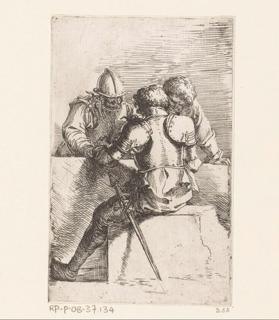 tres soldados Figuras pequeñas (título de la serie) Figura (título de la serie) de Salvator Rosa