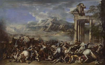 Batalla heroica, 1652 de Salvator Rosa