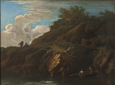 Paisaje con agua de Salvator Rosa