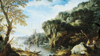 Marina, Escuela de Salvator Rosa de Salvator Rosa