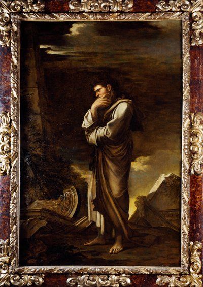 Marius meditando entre las ruinas de Cartago de Salvator Rosa