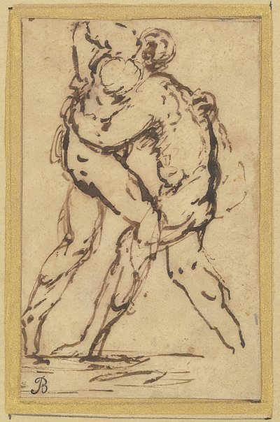 Luchadores de Salvator Rosa
