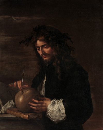 Autorretrato, c.1647 de Salvator Rosa