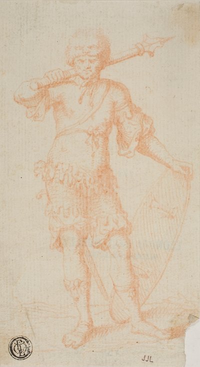 Guerrero de Pie de Salvator Rosa