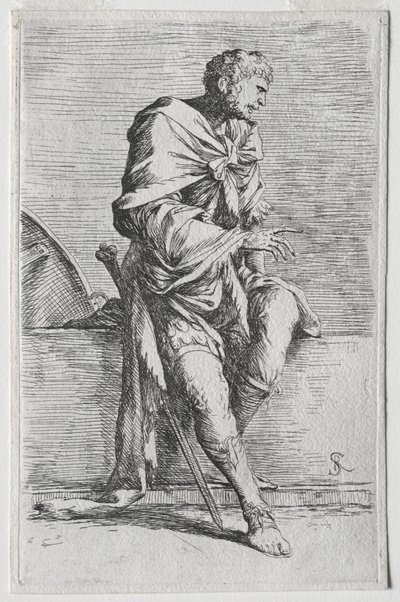 La serie de figurines: Figurina, 1656-57 de Salvator Rosa