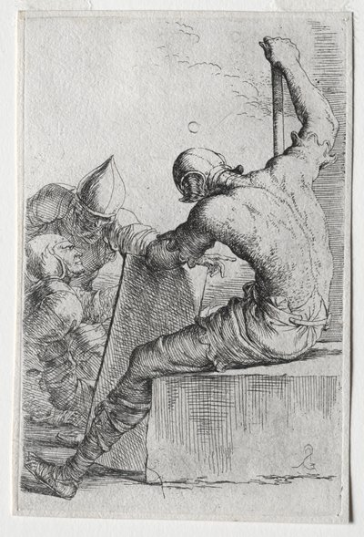 La serie de figurines: Figurín, 1656-57 de Salvator Rosa