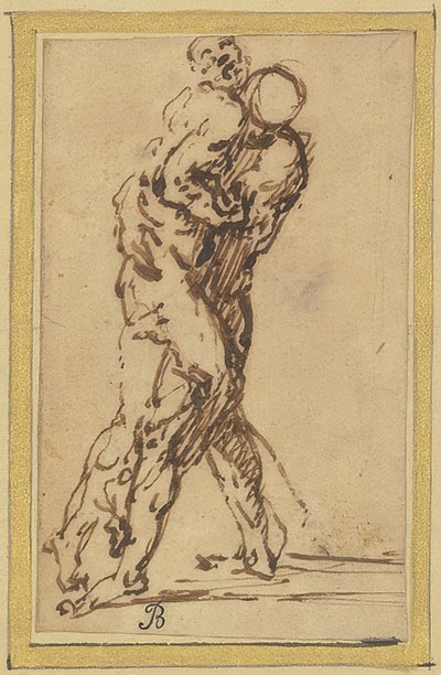 Dos luchadores de Salvator Rosa