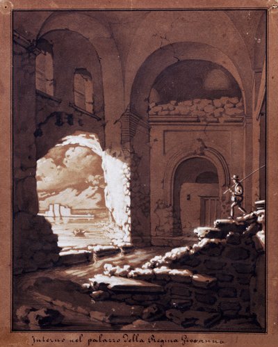Interior del Palacio de la Reina Giovanna de Salvatore Cammarano