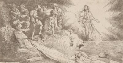 Resurrección de Lázaro, 1645 de Salvatore Castiglione