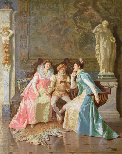 Lectura, c.1890 de Salvatore Frangiamore