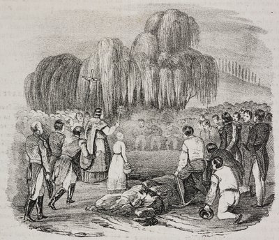 Funeral de Napoleón Bonaparte en la isla de Santa Elena, 9 de mayo de Salvatore Puglia