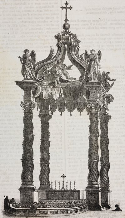 Baldaquino de San Pedro (copón) de Salvatore Puglia