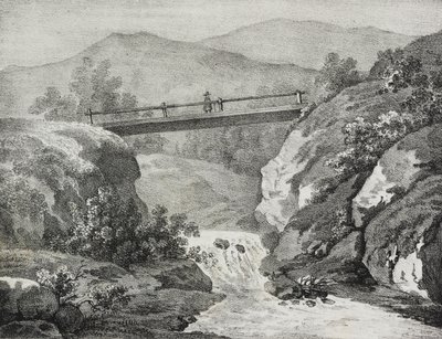 Vista de Allegheny, EE.UU., litografía de Salvatore Puglia del Poliorama Pittoresco, n 44, 11 de junio de Salvatore Puglia