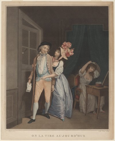 Se tiró hoy de Salvatore Tresca after Louis Léopold Boilly