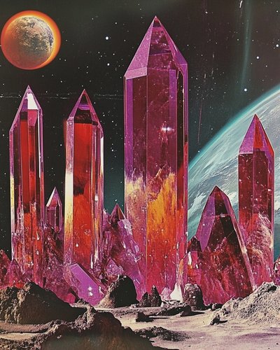 Paisaje del Planeta de Cristal de Samantha Hearn
