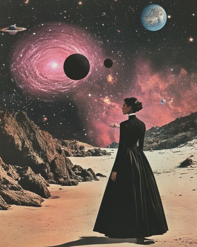 Elegant Traveler Rosa Galáctico de Samantha Hearn
