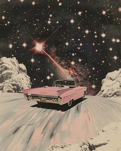 Convertible rosa Cosmic Drive de Samantha Hearn