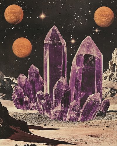 El planeta de cristal púrpura de Samantha Hearn