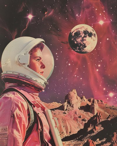 Retro Space Explorer de Samantha Hearn