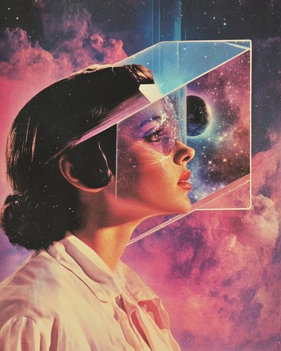 Mirada cósmica surrealista de Samantha Hearn