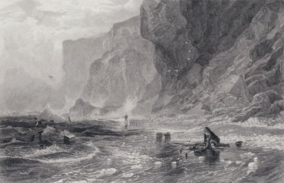 Ilustración para El Pirata de Sir Walter Scott de Samuel (after) Bough