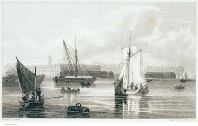 Deptford, c.1812 (aguafuerte) de Samuel (after) Owen