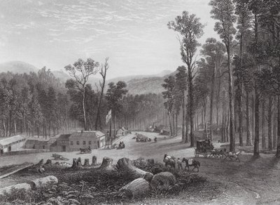 Australia: Marysville, Victory (grabado) de Samuel (after) Prout