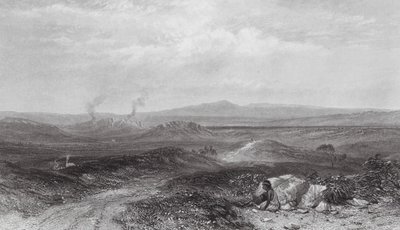 Australia: Vista cerca de Botany Bay (grabado) de Samuel (after) Prout