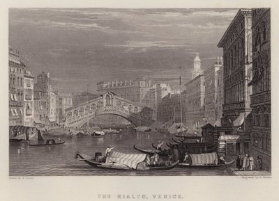 El Rialto, Venecia de Samuel (after) Prout