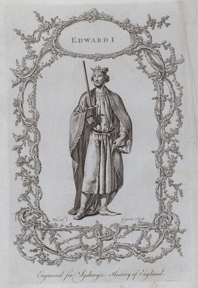 Eduardo I (grabado) de Samuel (after) Wale