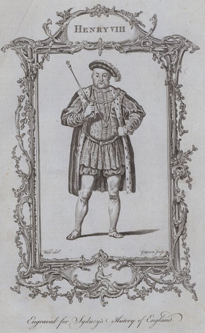 Enrique VIII (grabado) de Samuel (after) Wale